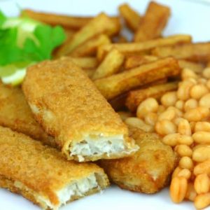 Oven Ready: Cod Battered Jumbo Fish Fingers (70g) x 15 title=