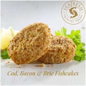 Oven Ready: Cod Bacon & Brie Fishcakes - 10 title=