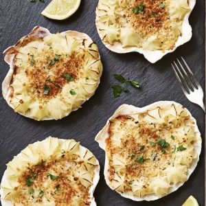 Oven Ready: Coquilles St Jacques - 4 portions (Gluten Free) title=