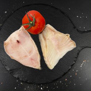 Frozen Fish: Halibut Steaks (WILD) - (8-10oz) x 4 title=