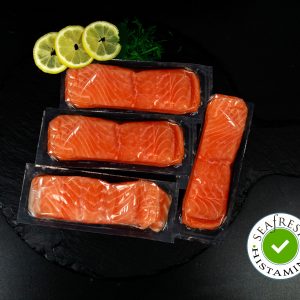 Frozen Fish: ✅ Organic Scottish Salmon Fillets 4 x 140-170g title=